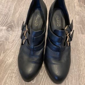 Aldo black booties 8.5